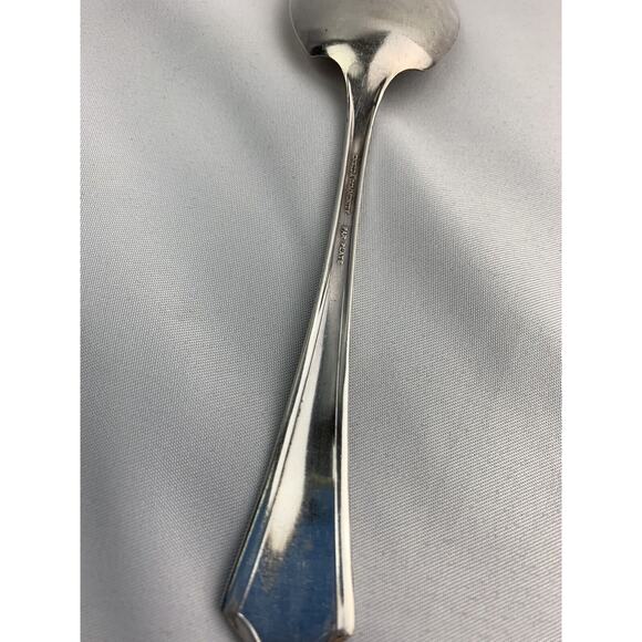 Vintage Oneida Community Par Plate Vernon-Ashley 5 3/4" Sugar Spoon - Picture 7 of 7